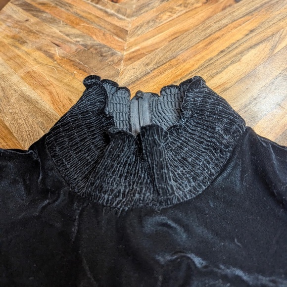 ZARA NWOT Dress Velvet Mini Dress Holiday Christmas NY Eve Dress Sz L - Picture 4 of 4